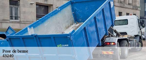 Pose de benne  saint-just-malmont-43240 Kyllian Démolition 43