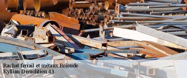 Rachat ferrail et métaux brioude-43100 Kyllian Démolition 43