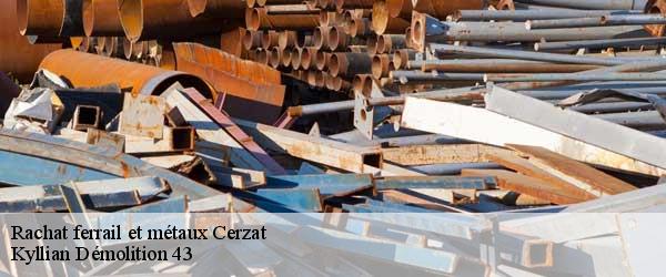 Rachat ferrail et métaux cerzat-43380 Kyllian Démolition 43
