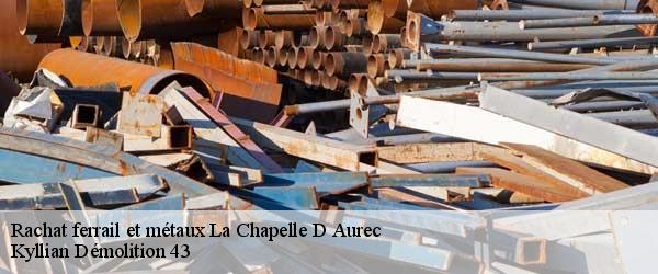 Rachat ferrail et métaux la-chapelle-d-aurec-43120 Kyllian Démolition 43