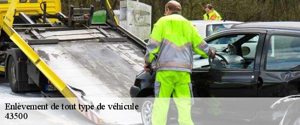Enlèvement de tout type de véhicule  craponne-sur-arzon-43500 Kyllian Démolition 43