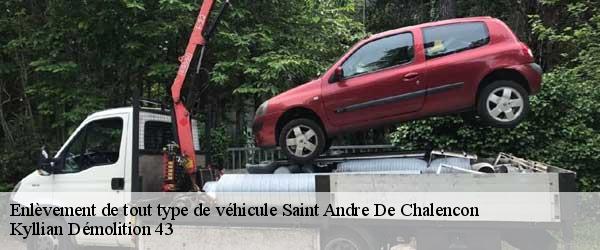 Enlèvement de tout type de véhicule saint-andre-de-chalencon-43130 Kyllian Démolition 43