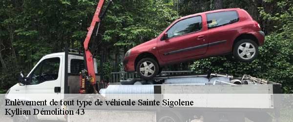 Enlèvement de tout type de véhicule sainte-sigolene-43600 Kyllian Démolition 43