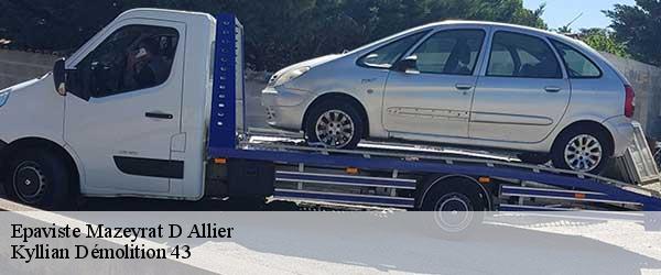 Epaviste mazeyrat-d-allier-43300 Kyllian Démolition 43