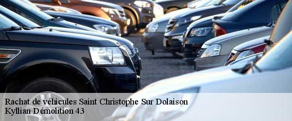 Rachat de véhicules saint-christophe-sur-dolaison-43370 Kyllian Démolition 43