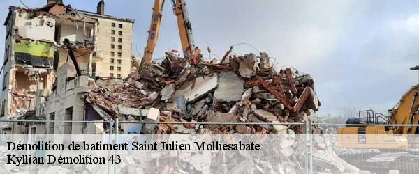 Démolition de batiment saint-julien-molhesabate-43220 Kyllian Démolition 43